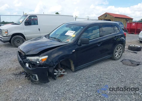 2015 Mitsubishi Outlander Sport Se from USA, damaged, VIN 4A4AR4AU3FE020184